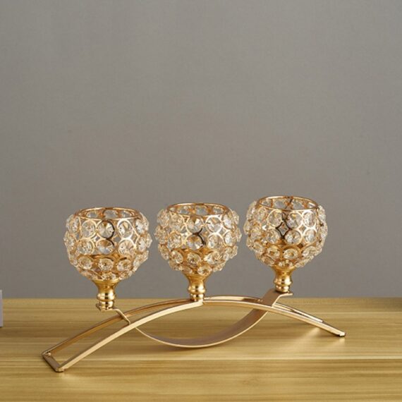 Crystal Candle Holder Amazon Geometric Wrought Iron Candle Holder Ornaments