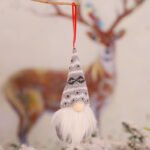 Christmas faceless doll forest man ornament