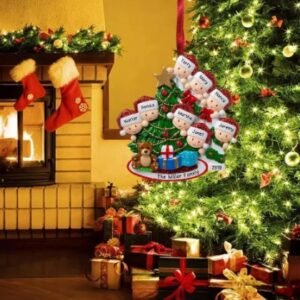 Christmas resin pendant