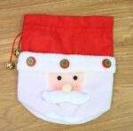 Santa Snowman Gift Candy Bell Bag Christmas Decoration Holiday Gift Bag