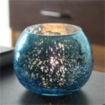 Christmas Glass Ball Candle Holder Decoration