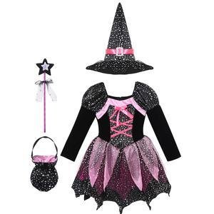Children cos witch costume
