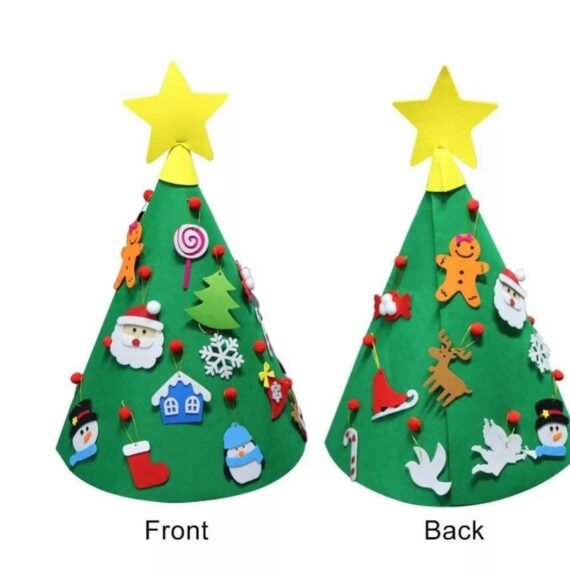 Felt Christmas Tree Three-dimensional Christmas Tree Pendant Children's Puzzle Handmade DIY