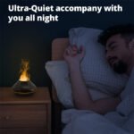 New Volcanic Flame Aroma Diffuser Essential Oil Lamp 130ml USB Portable Air Humidifier With Color Night Light Mist Maker Fogger LED Light