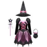 Children cos witch costume