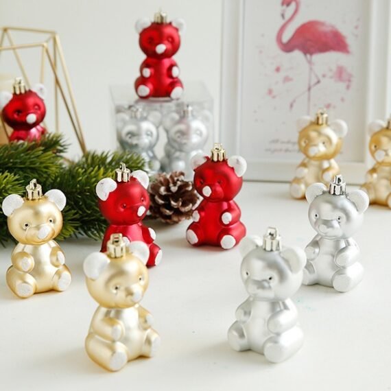 Christmas Ornaments Cute Gifts Reindeer Balls Stars Gingerbread Man Christmas Pendant Ornaments Charm