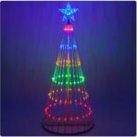 Multi Color LED Animated Outdoor Christmas Tree Lights Christmas Lights Christmas Garden Countryard Decorations
