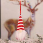 Christmas faceless doll forest man ornament
