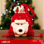 Christmas Gift Portable Brushed Gift Bag