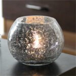 Christmas Glass Ball Candle Holder Decoration