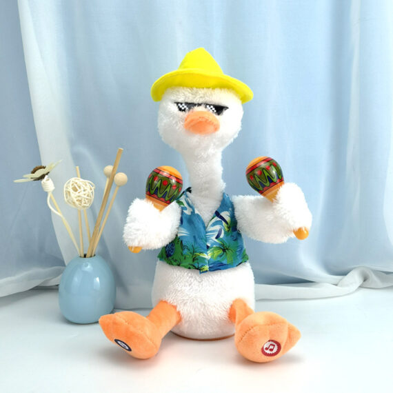 Plush Electric Toy Dancing Duck That Can Sing And Learn Tongue Recording