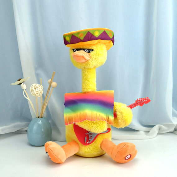 Plush Electric Toy Dancing Duck That Can Sing And Learn Tongue Recording
