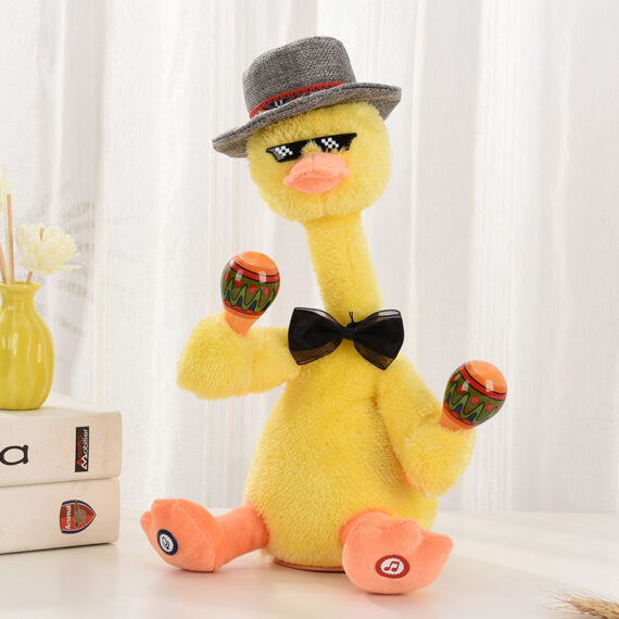 Plush Electric Toy Dancing Duck That Can Sing And Learn Tongue Recording