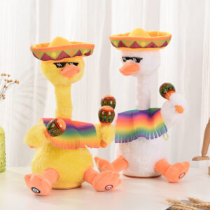 Plush Electric Toy Dancing Duck That Can Sing And Learn Tongue Recording