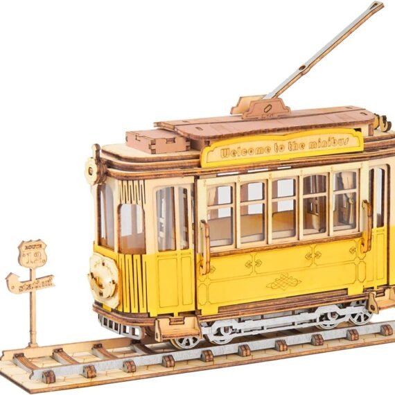 Robotime Rolife Vintage Car Model 3D Wooden Puzzle Toys For Chilidren Kids Adult