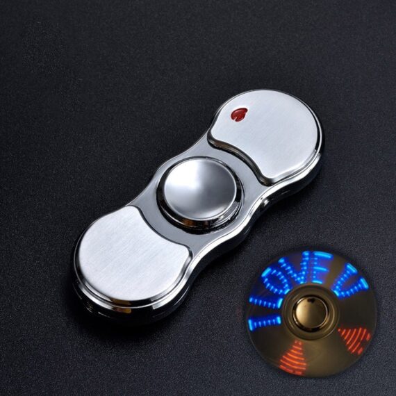 Fingertip gyro charging lighter